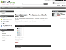 Tablet Screenshot of prestaboss.com